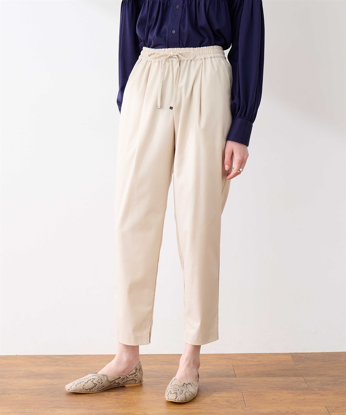 LE SOUK HOLIDAY タックテーパードパンツ_sub_6