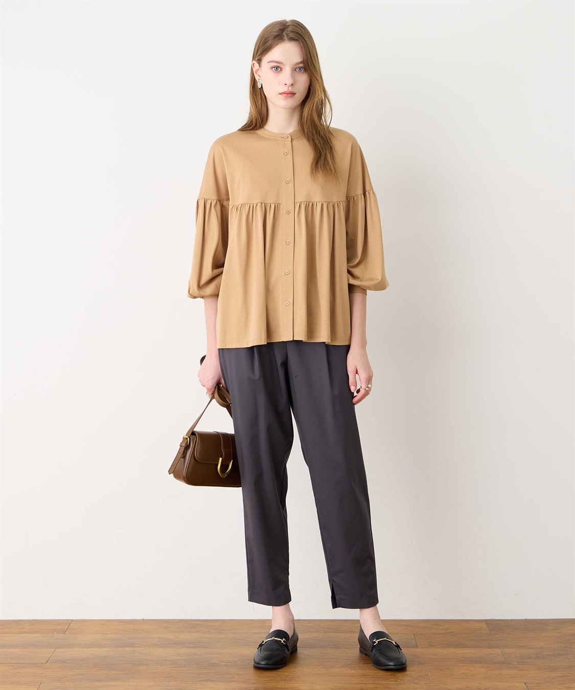 LE SOUK HOLIDAY タックテーパードパンツ_sub_8