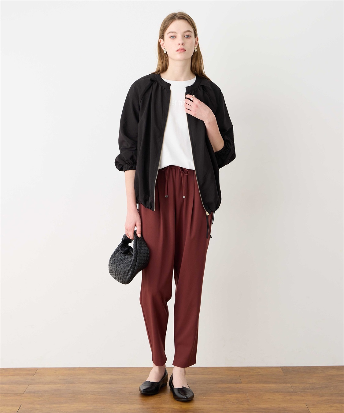 LE SOUK HOLIDAY タックテーパードパンツ_sub_14