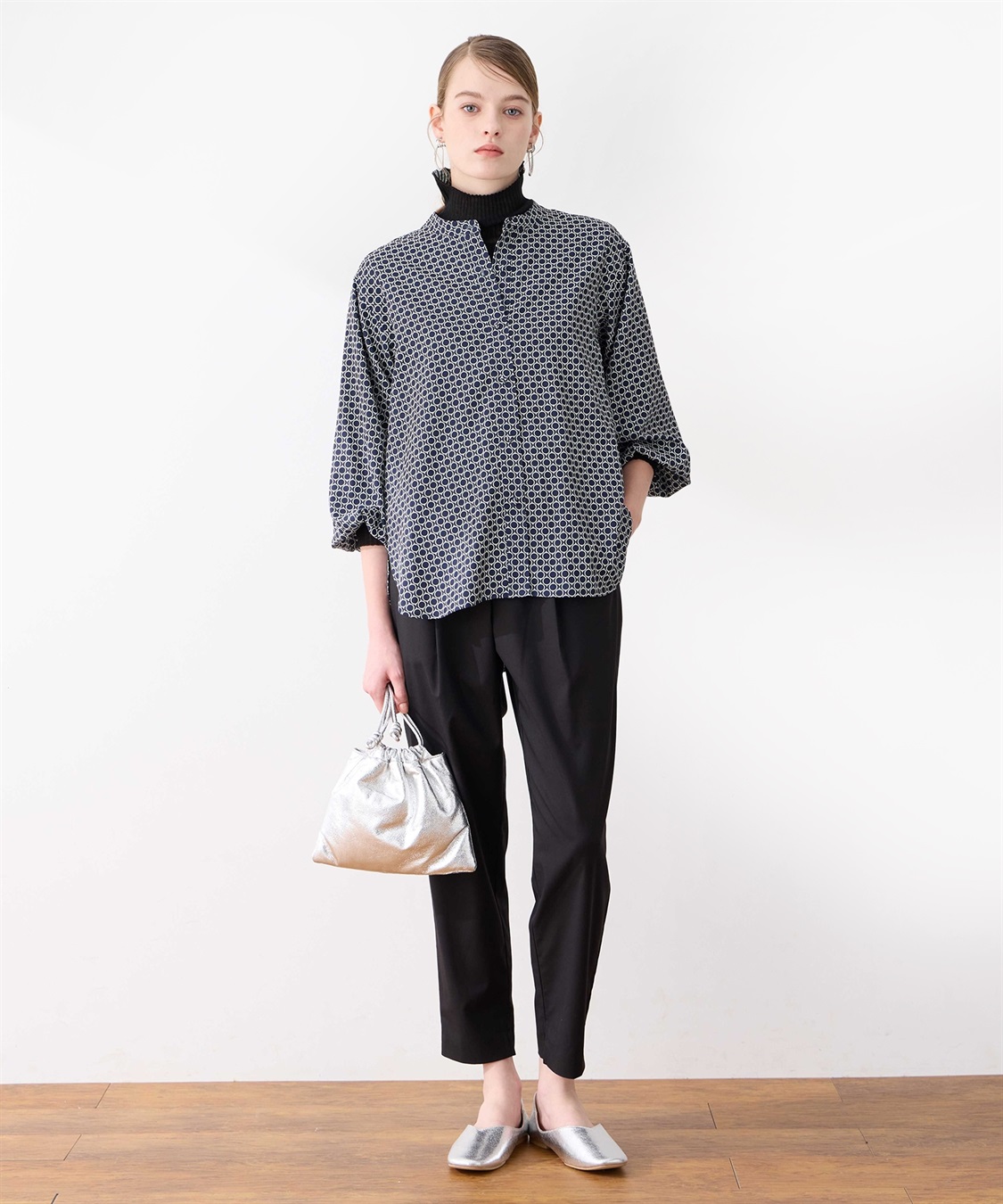 LE SOUK HOLIDAY タックテーパードパンツ_sub_17