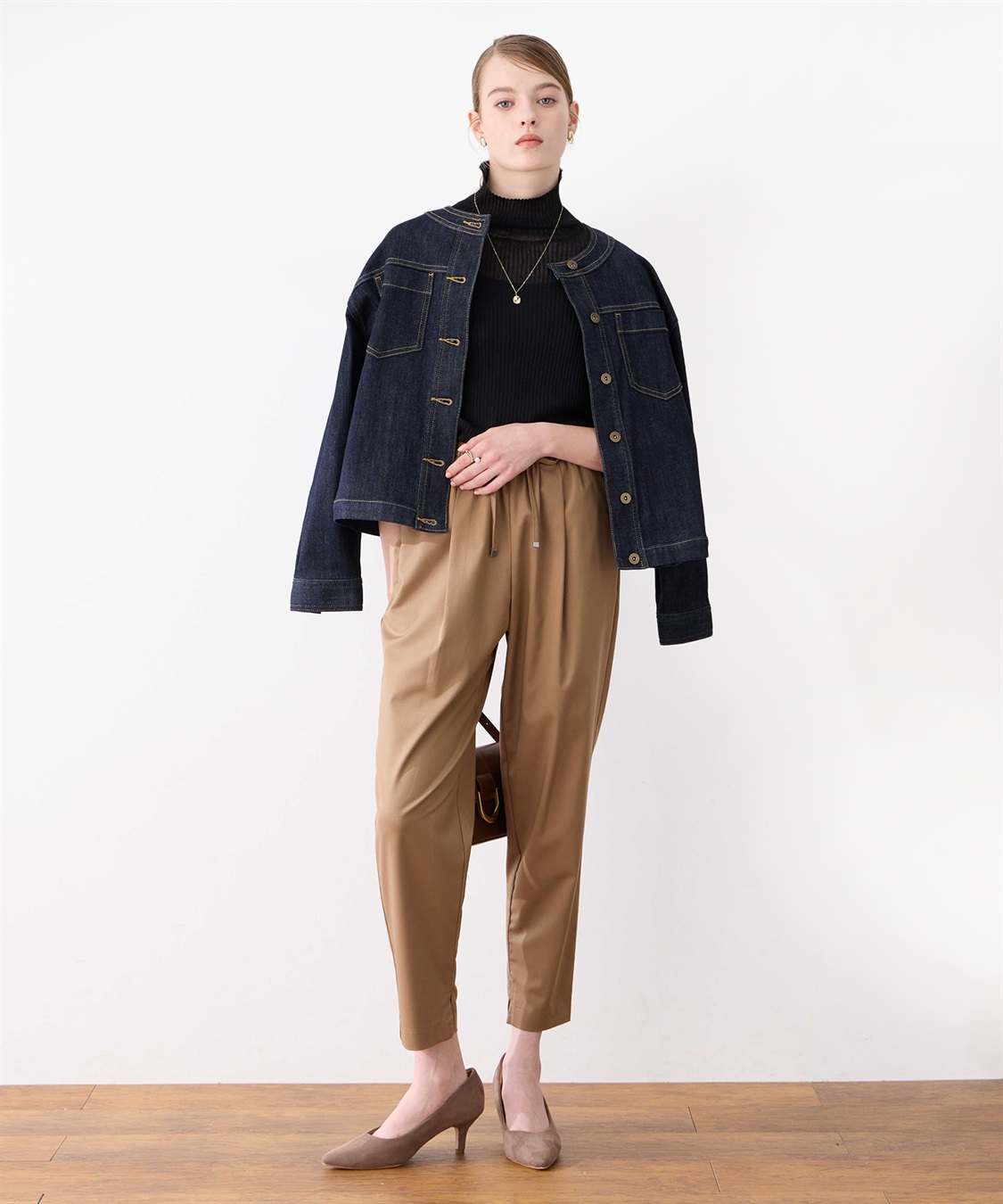 LE SOUK HOLIDAY タックテーパードパンツ_sub_20