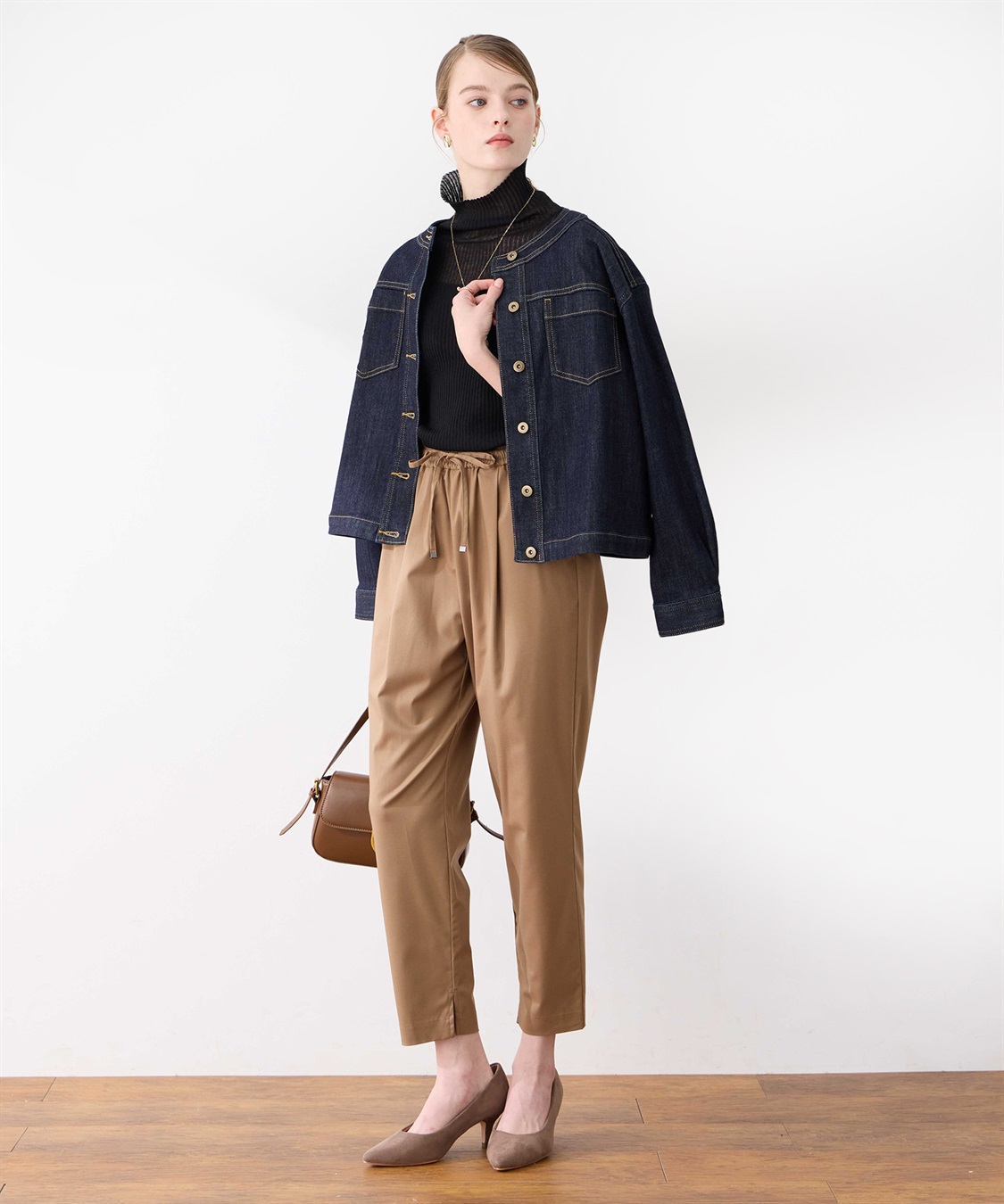 LE SOUK HOLIDAY タックテーパードパンツ_sub_21