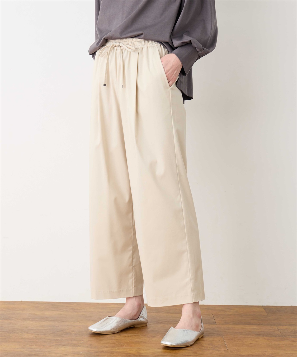 LE SOUK HOLIDAY タックワイドパンツ_sub_5