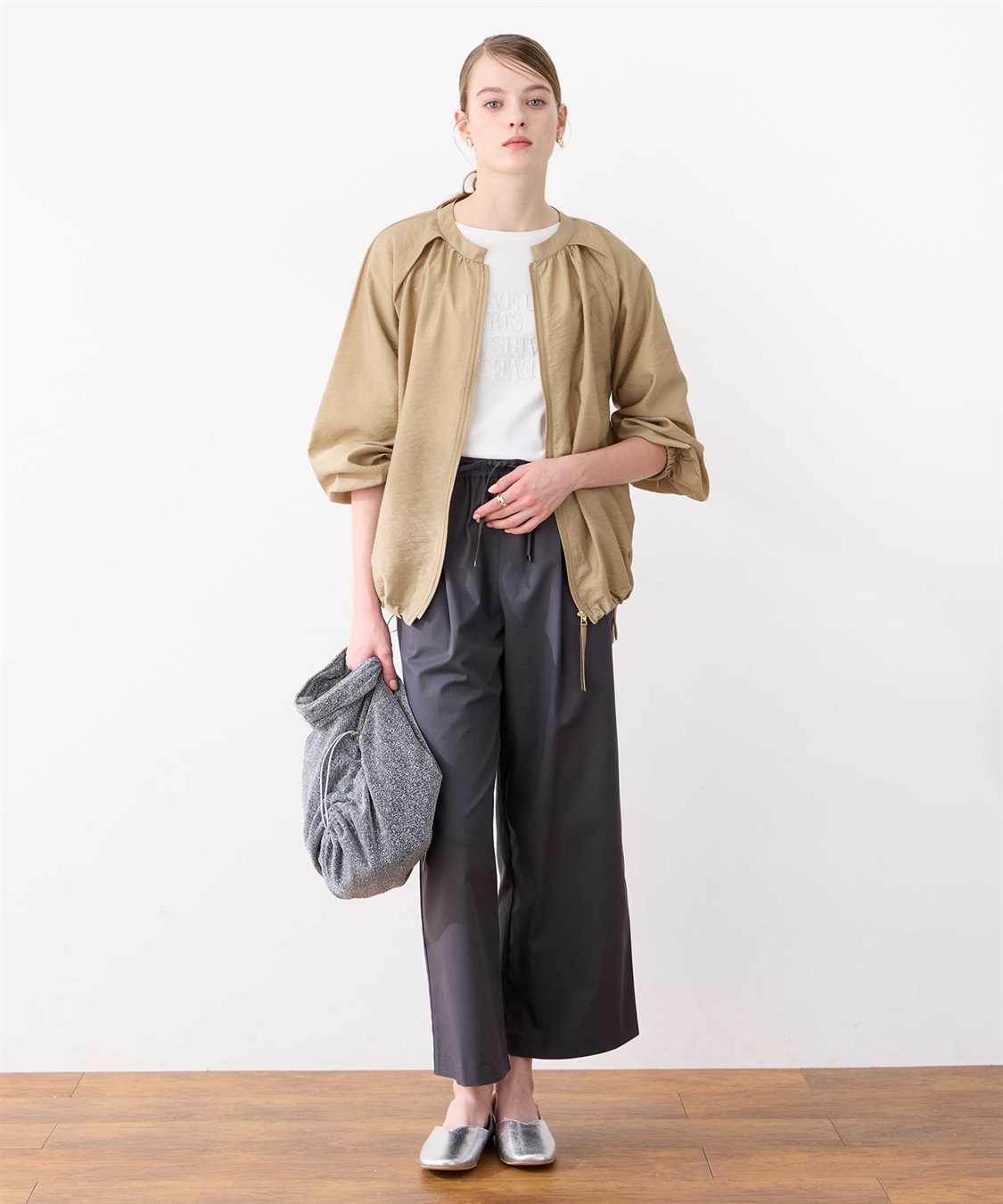 LE SOUK HOLIDAY タックワイドパンツ_sub_10