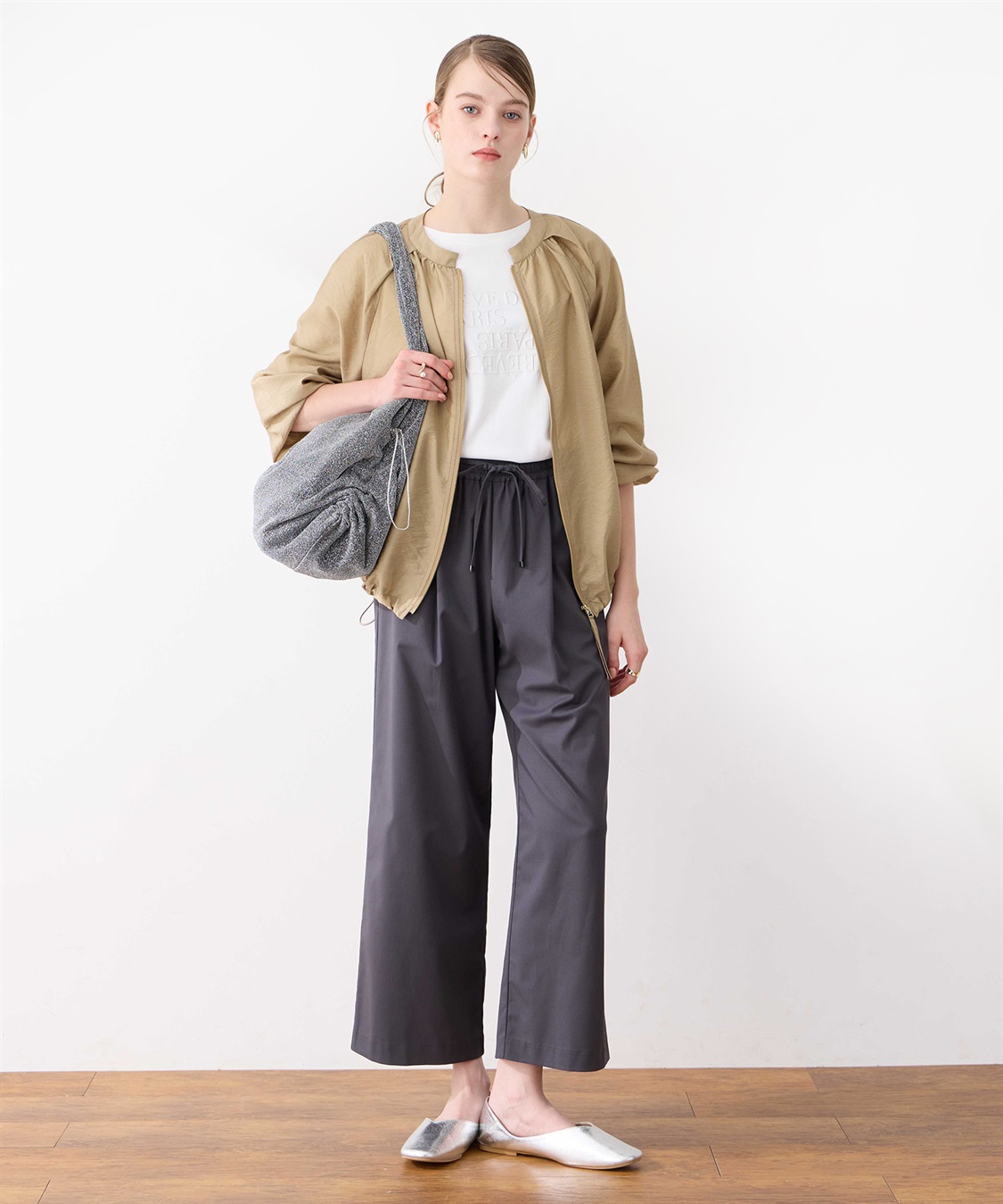 LE SOUK HOLIDAY タックワイドパンツ_sub_11