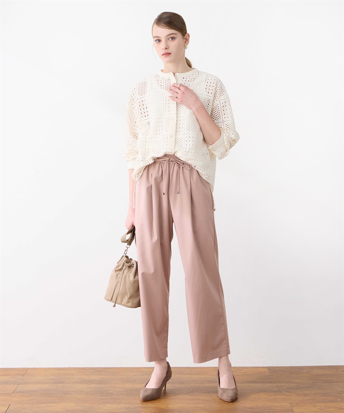 LE SOUK HOLIDAY タックワイドパンツ_sub_13