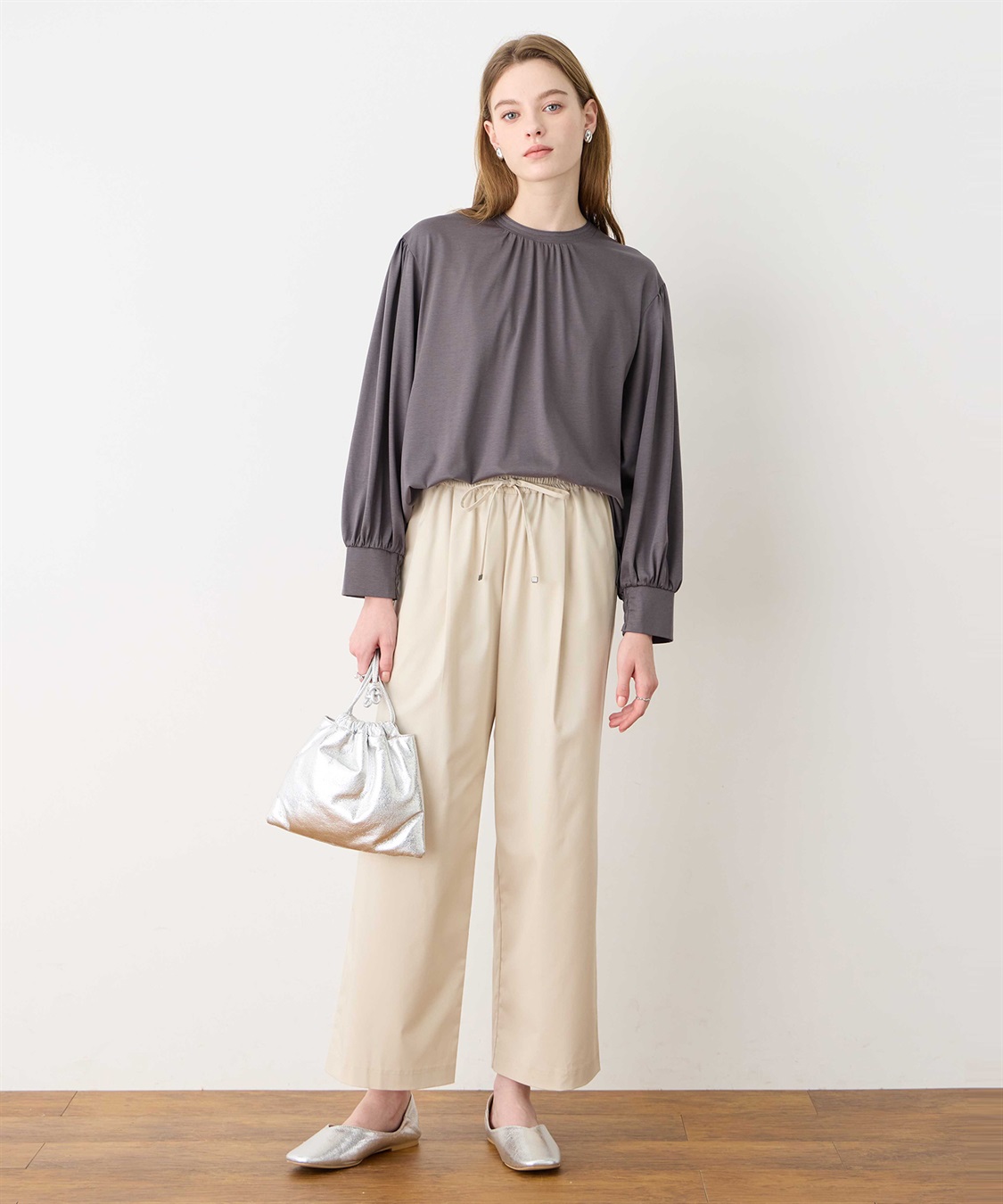 LE SOUK HOLIDAY タックワイドパンツ_sub_16