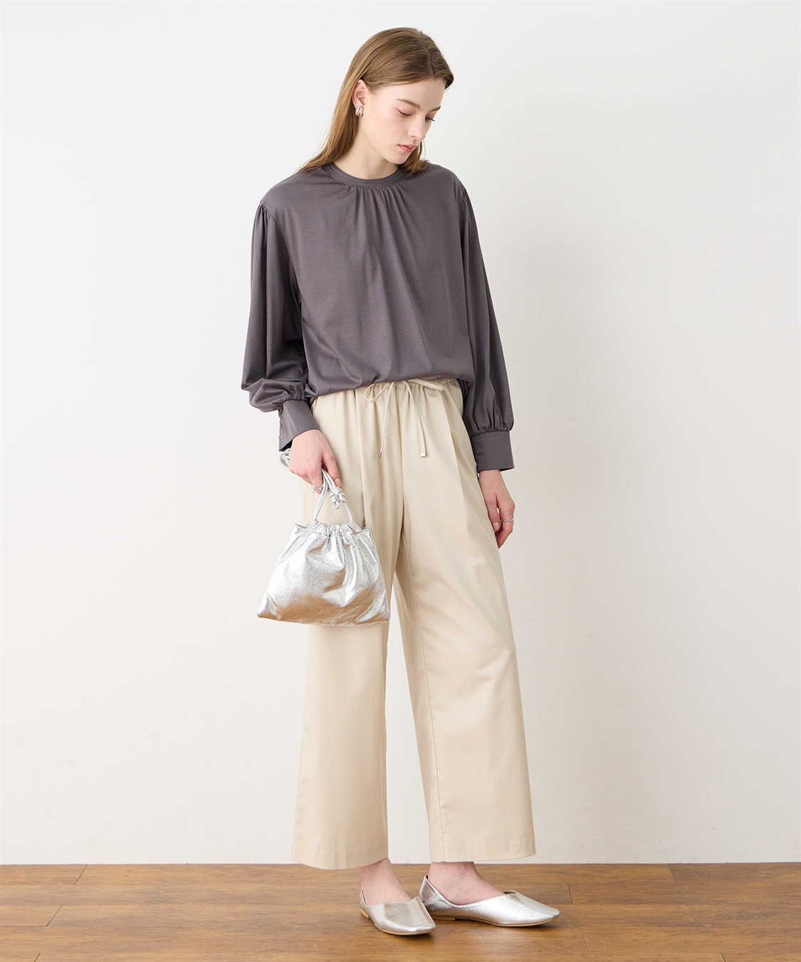 LE SOUK HOLIDAY タックワイドパンツ_sub_17