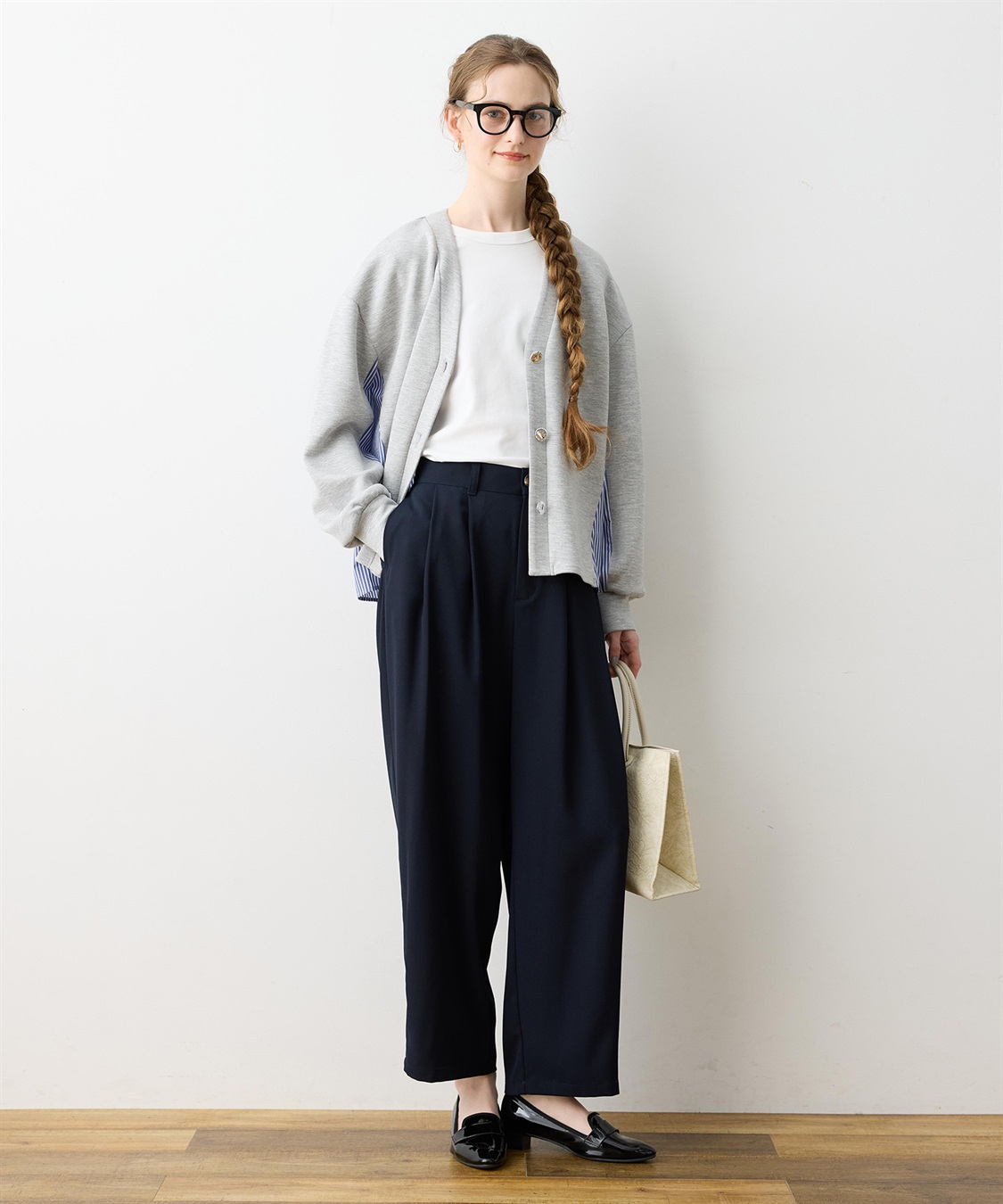 LE SOUK HOLIDAY 【WEB限定】タックカーブパンツ【後ろウエストゴム】_sub_12