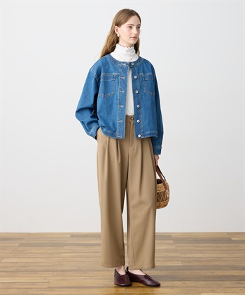 LE SOUK HOLIDAY 【WEB限定】タックカーブパンツ【後ろウエストゴム】_subthumb_20