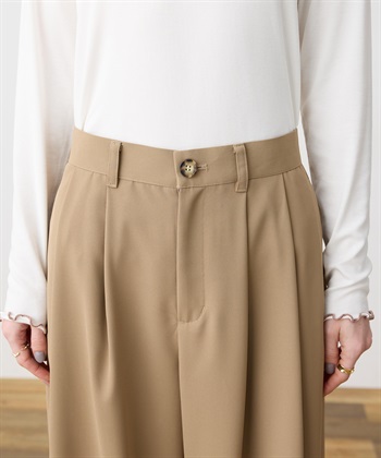 LE SOUK HOLIDAY 【WEB限定】タックカーブパンツ【後ろウエストゴム】_subthumb_23