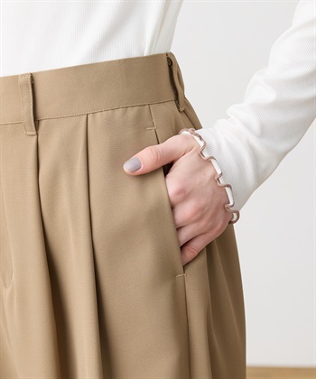 LE SOUK HOLIDAY 【WEB限定】タックカーブパンツ【後ろウエストゴム】_subthumb_24