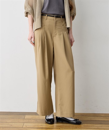 LE SOUK HOLIDAY タックチノパンツ【UVカット】【クーラータッチ】_subthumb_3