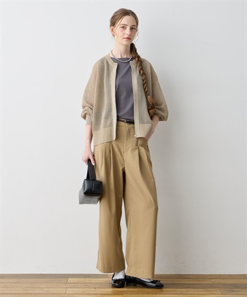 LE SOUK HOLIDAY タックチノパンツ【UVカット】【クーラータッチ】_subthumb_5