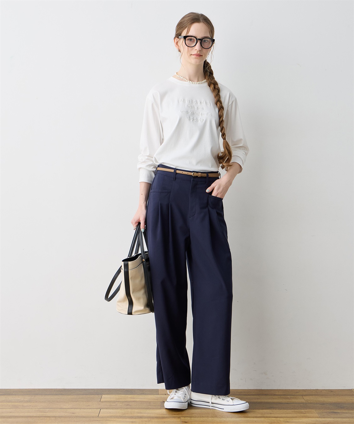 LE SOUK HOLIDAY タックチノパンツ【UVカット】【クーラータッチ】_sub_10