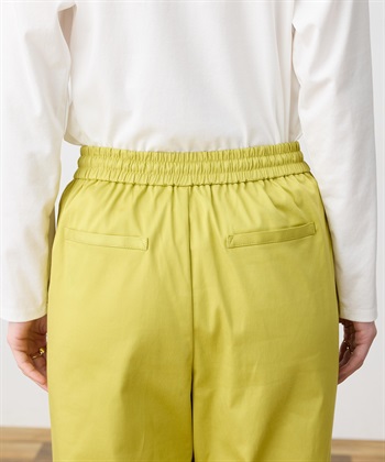 LE SOUK HOLIDAY ストレッチタックワイドパンツ【ウエストゴム・サスティナブル素材】_subthumb_28