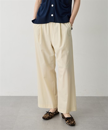 LE SOUK HOLIDAY ストレッチストレートパンツ【接触冷感・ウエストゴム】_subthumb_2