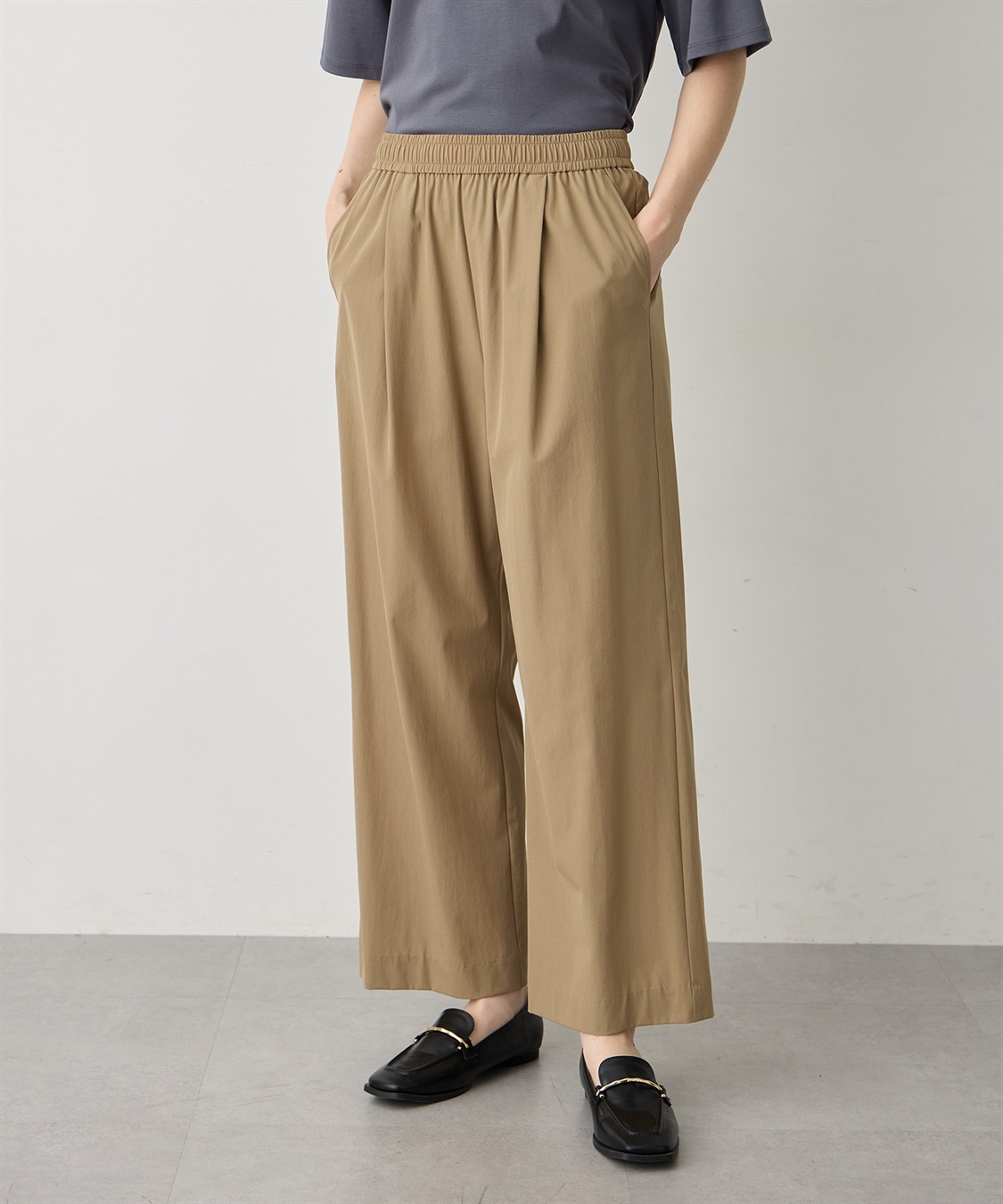 LE SOUK HOLIDAY ストレッチストレートパンツ【接触冷感・ウエストゴム】_sub_6