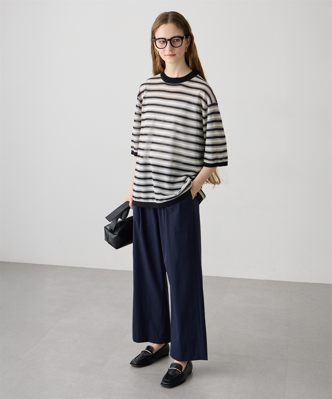 LE SOUK HOLIDAY ストレッチストレートパンツ【接触冷感・ウエストゴム】_sub_12