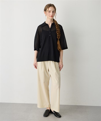 LE SOUK HOLIDAY ストレッチストレートパンツ【接触冷感・ウエストゴム】_subthumb_20