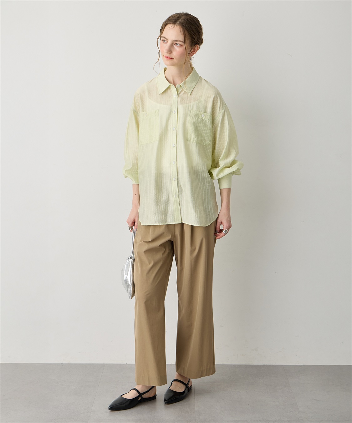 LE SOUK HOLIDAY ストレッチストレートパンツ【接触冷感・ウエストゴム】_sub_21