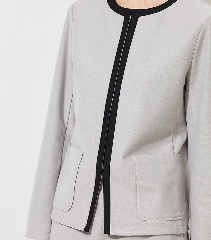 LE SOUK HOLIDAY ツイルノーカラージャケット_sub_5