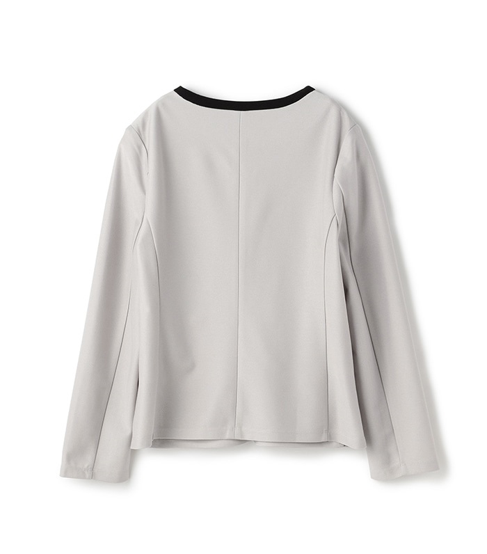 LE SOUK HOLIDAY ツイルノーカラージャケット_sub_6