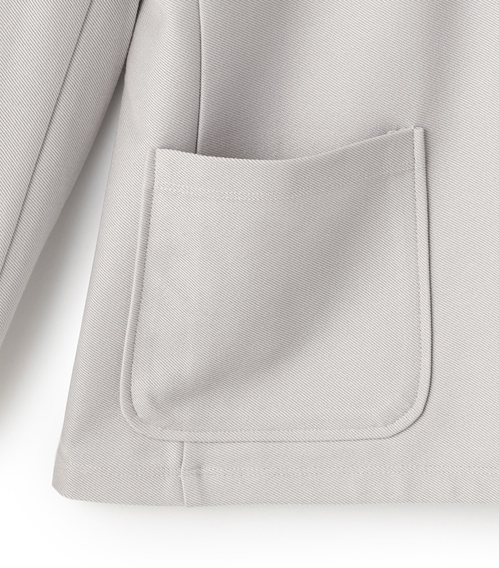 LE SOUK HOLIDAY ツイルノーカラージャケット_sub_9