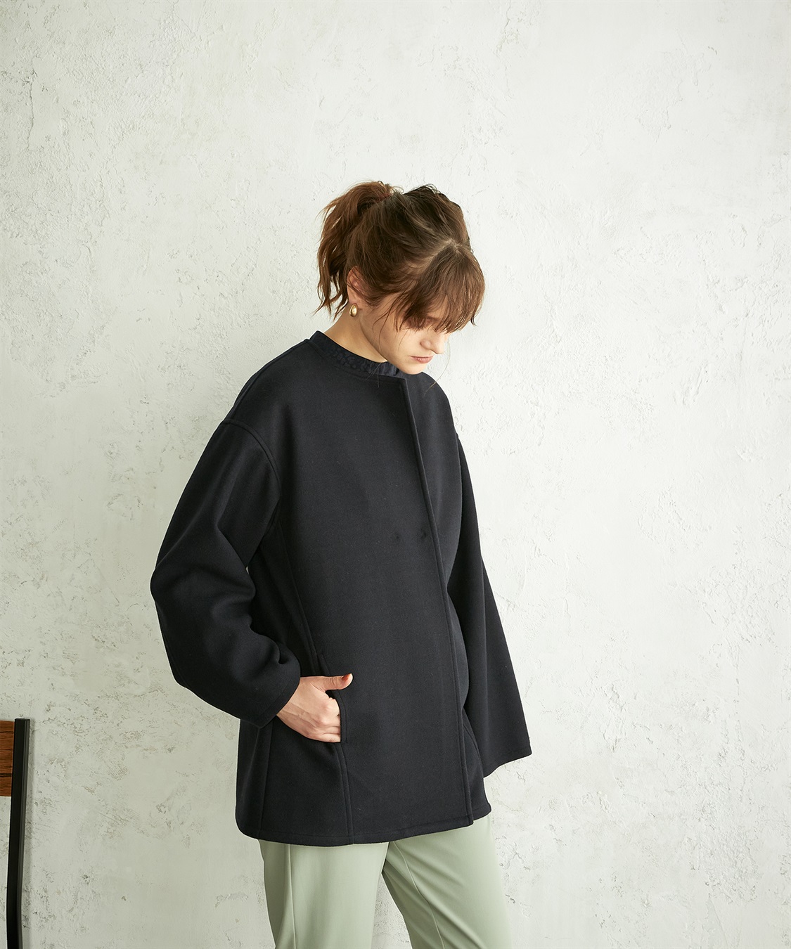 LE SOUK HOLIDAY ウーレットショートコート_sub_11