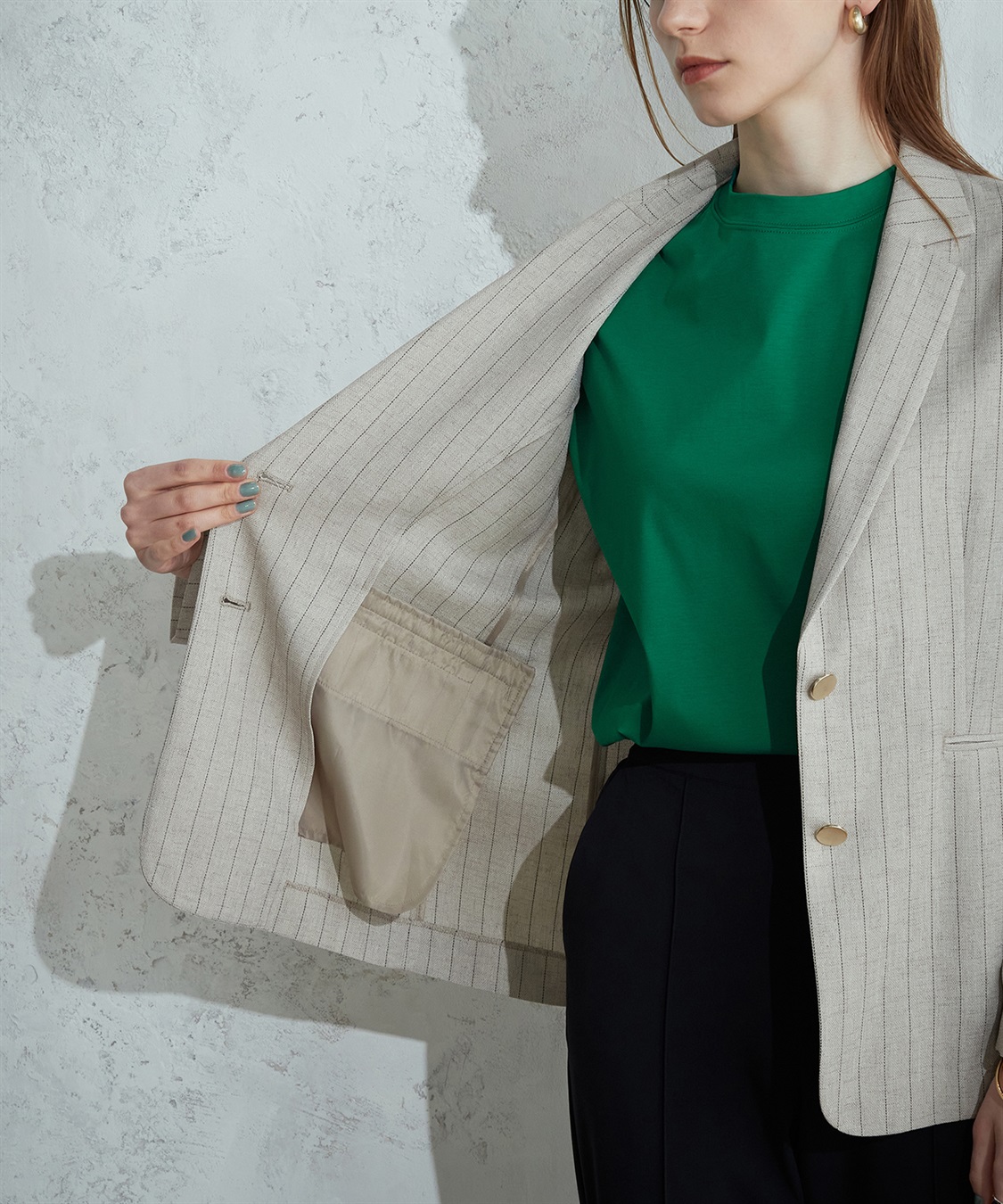 LE SOUK HOLIDAY イージーケアテーラードジャケット_sub_12