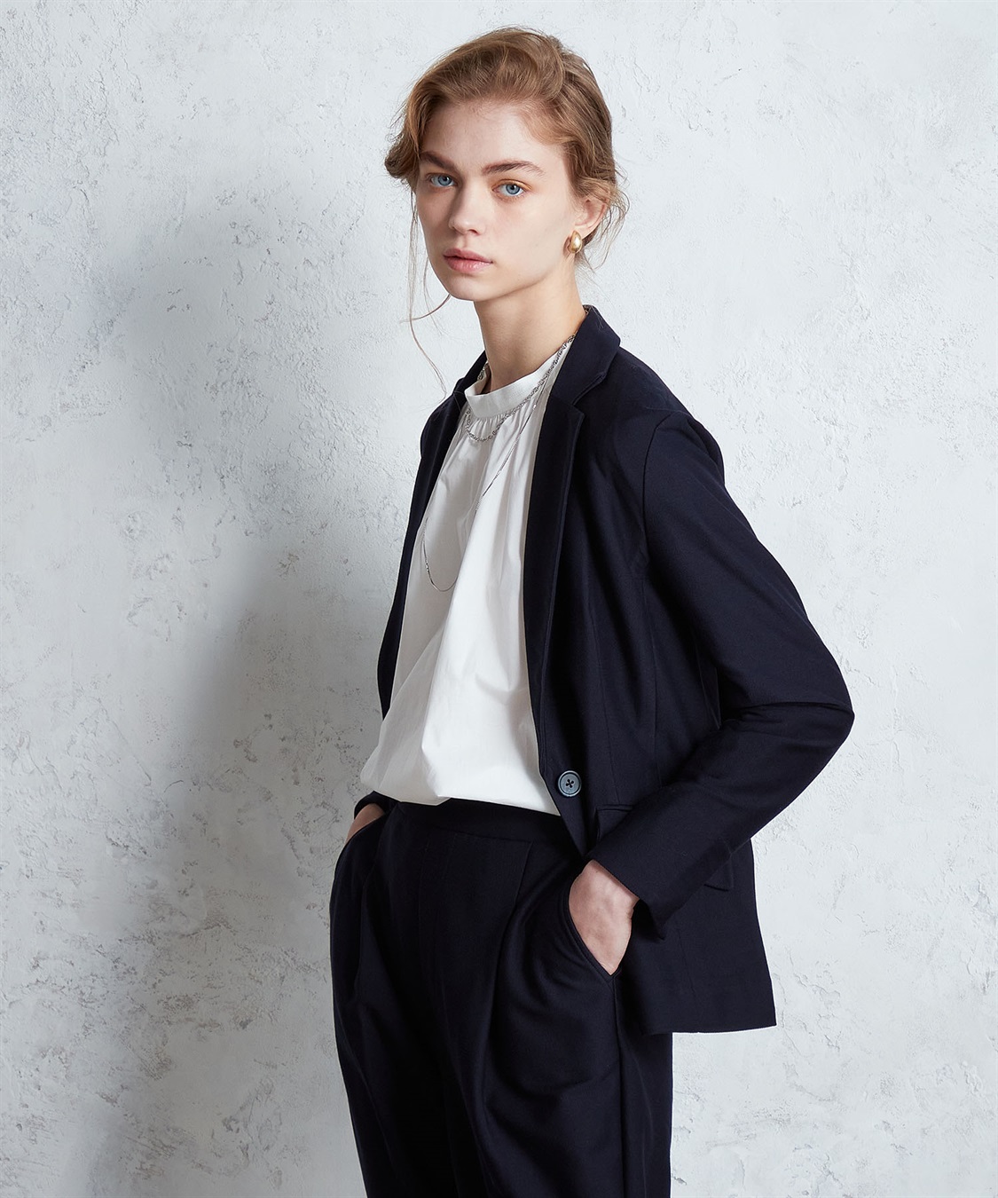 LE SOUK HOLIDAY ツイルストレッチテーラードジャケット_sub_8