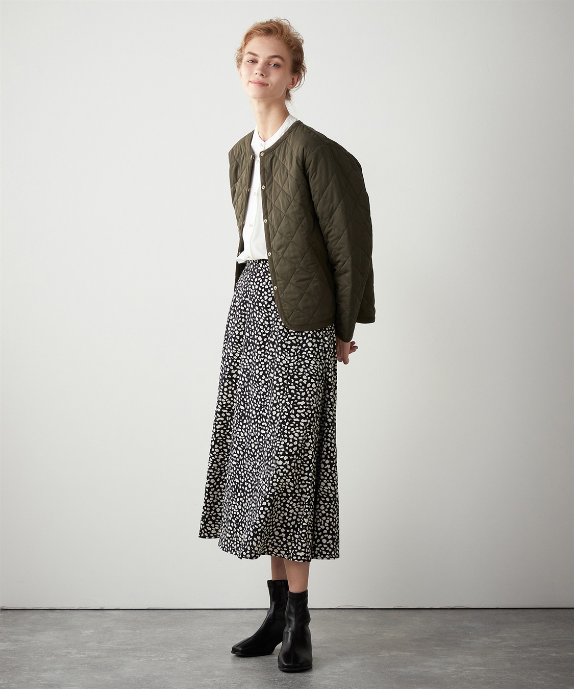 LE SOUK HOLIDAY ノーカラーキルトジャケット_sub_20