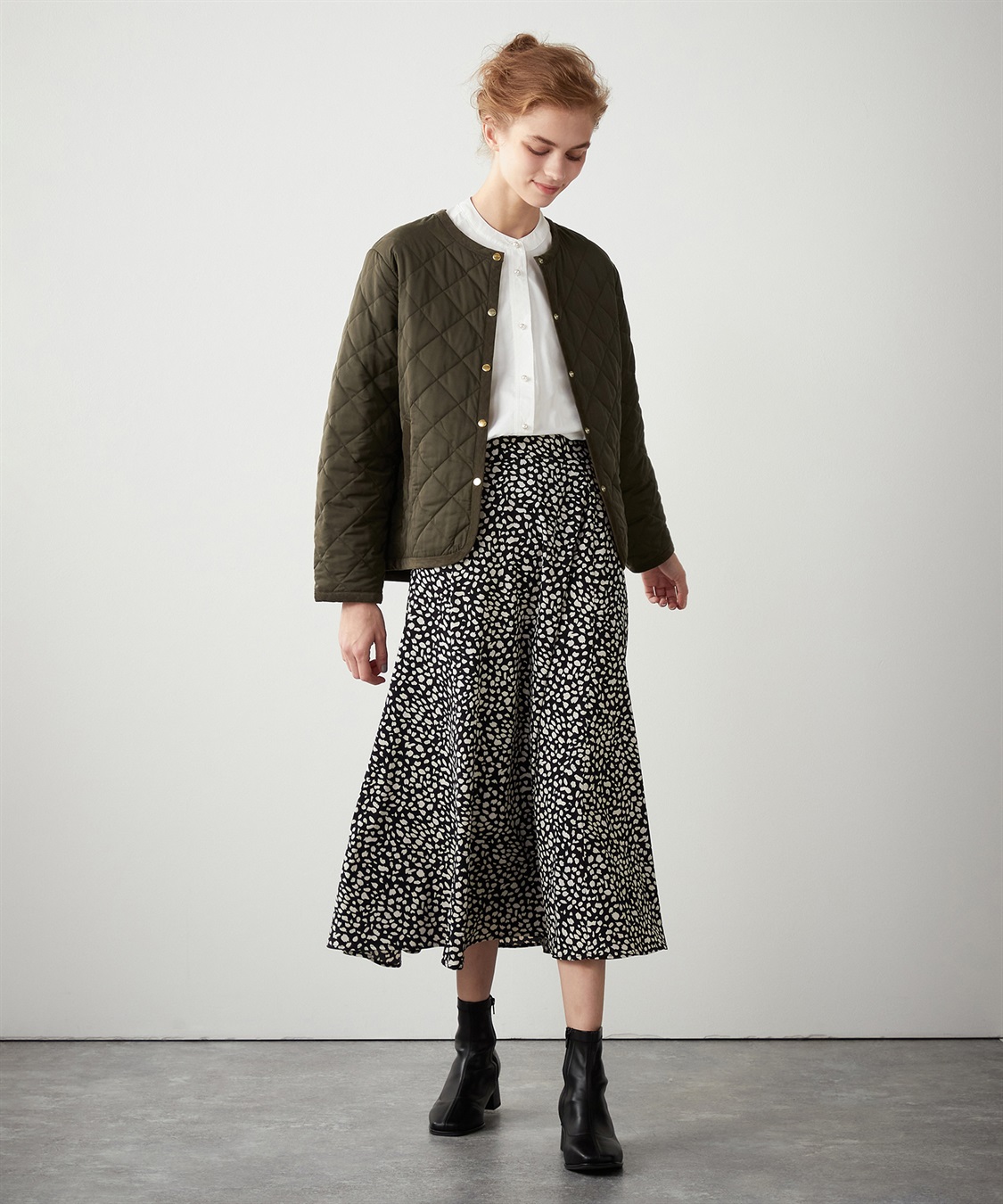 LE SOUK HOLIDAY ノーカラーキルトジャケット_sub_21