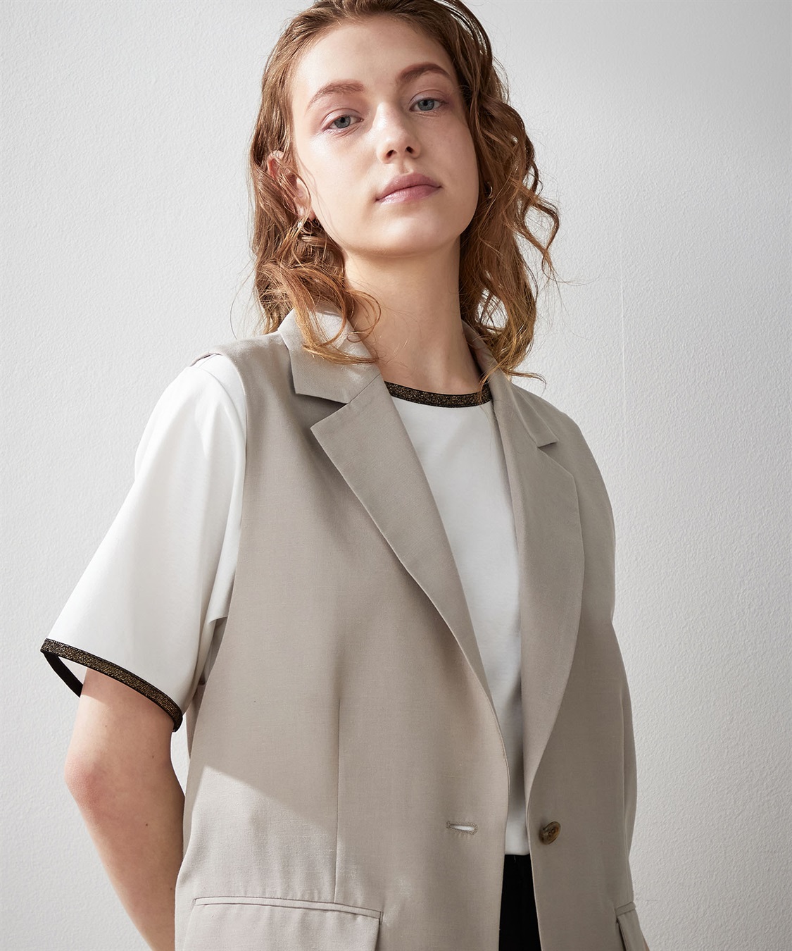 ジレ LE SOUK HOLIDAY｜クロスプラス公式通販サイト