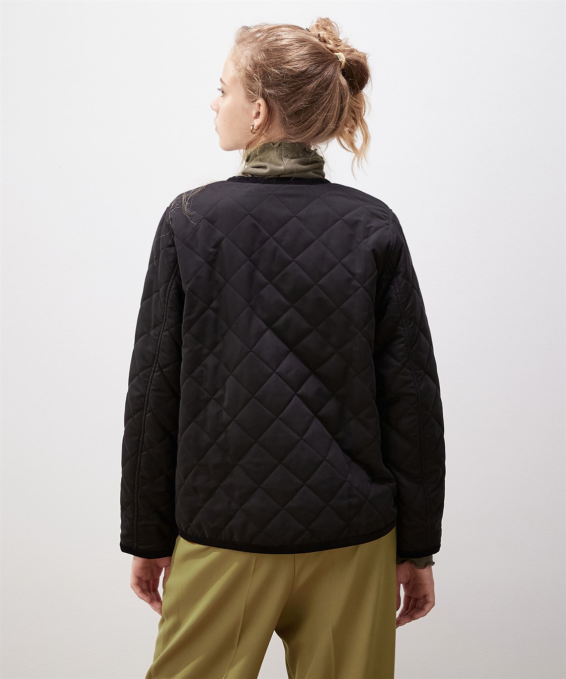 LE SOUK HOLIDAY ノーカラーキルトジャケット_sub_9