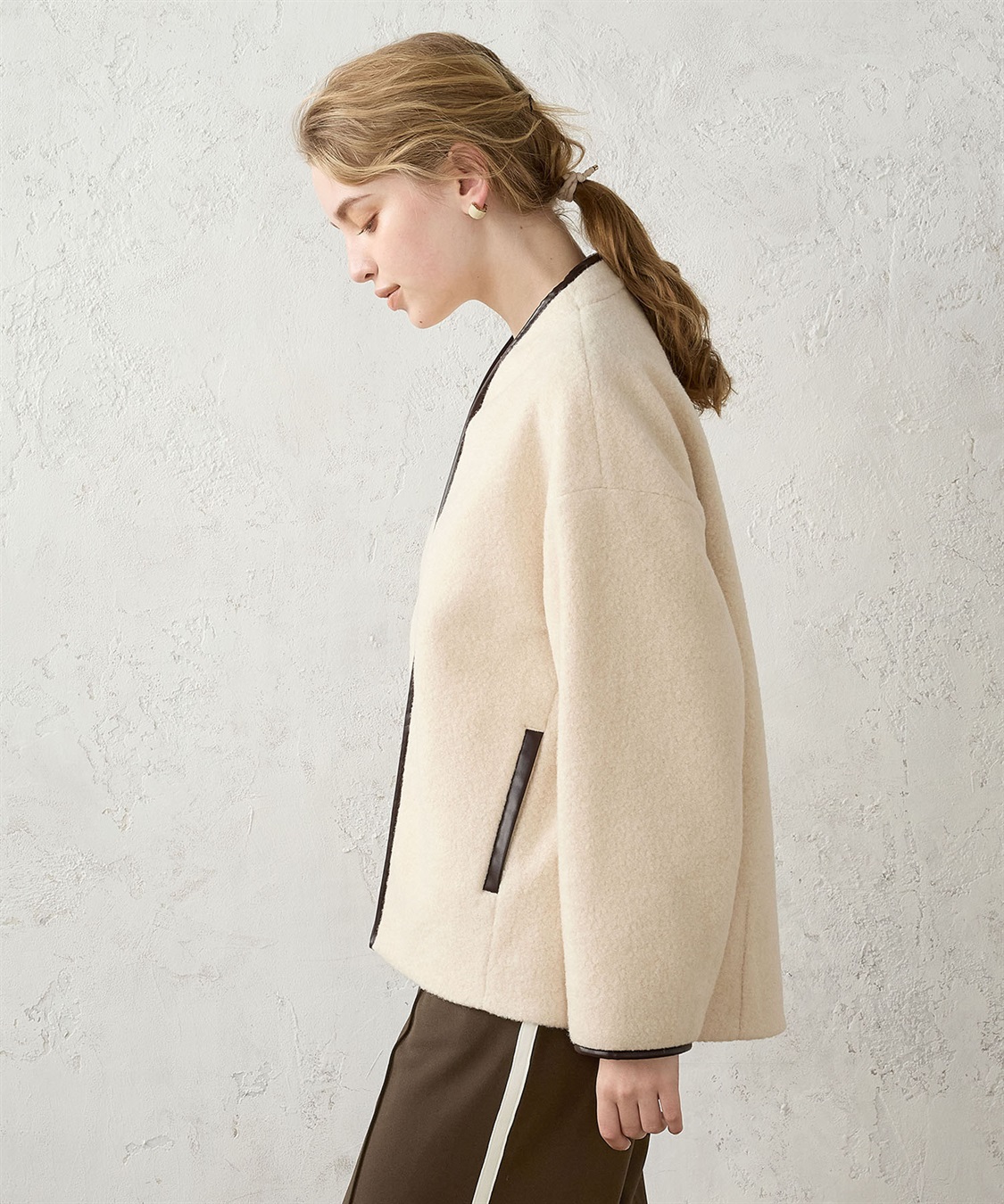 ブークレZIPブルゾン LE SOUK HOLIDAY｜クロスプラス公式通販サイト