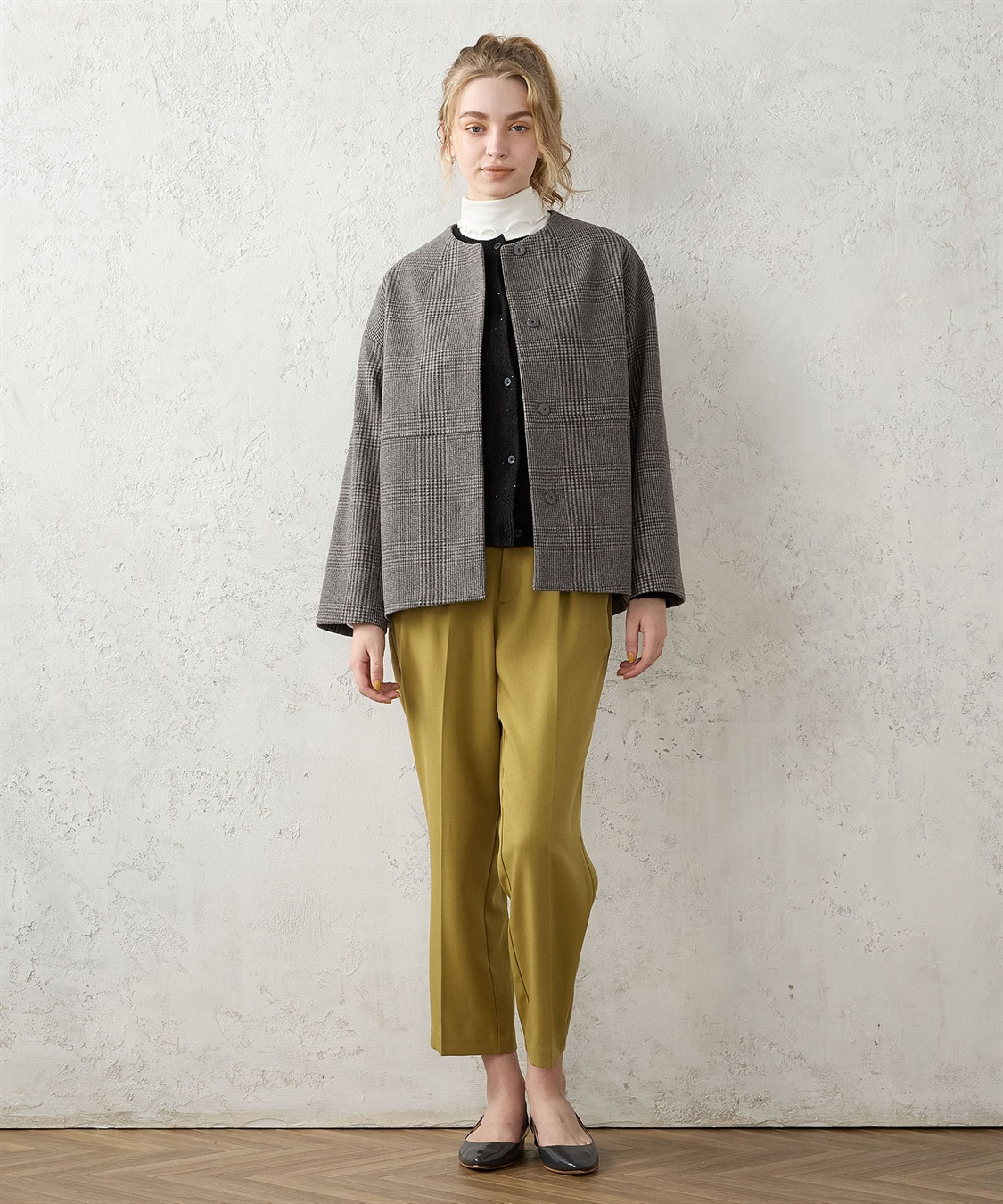 LE SOUK HOLIDAY ノーカラーショートコート_sub_19