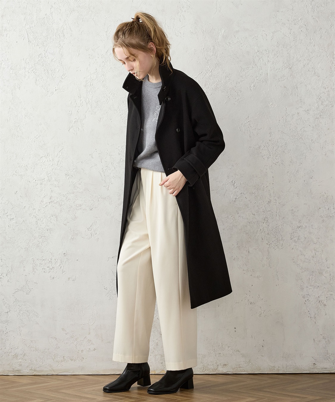 LE SOUK HOLIDAY スタンドカラーロングコート_sub_22