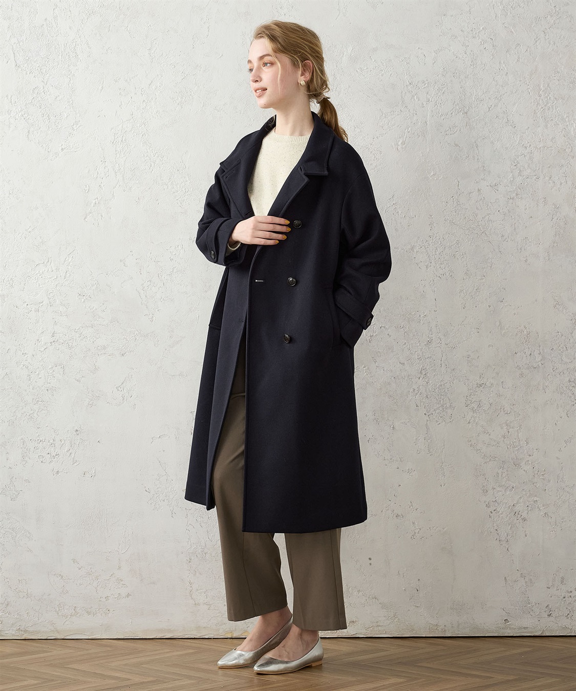 LE SOUK HOLIDAY スタンドカラーロングコート_sub_24