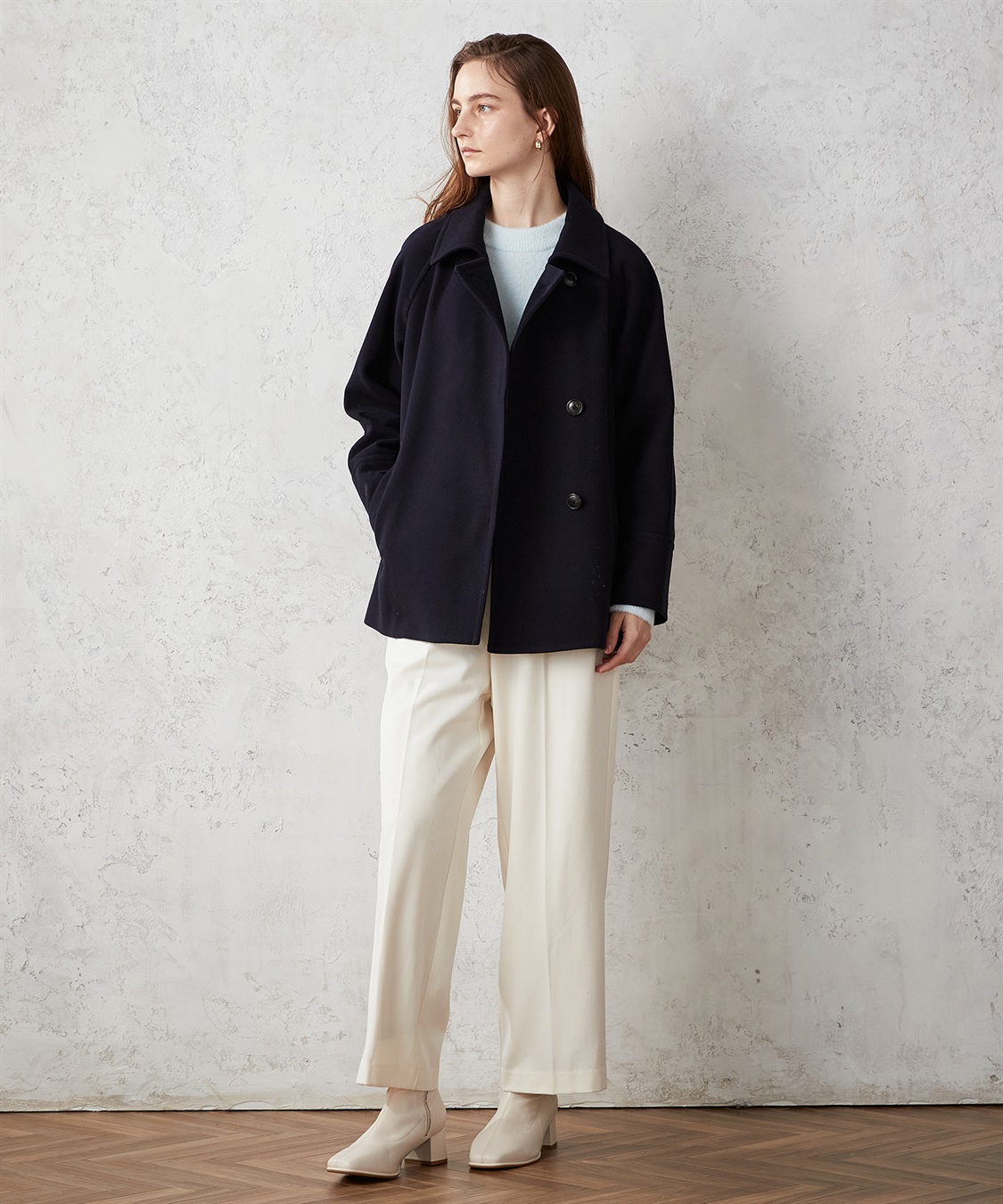 LE SOUK HOLIDAY ステンカラー ショートコート_sub_15