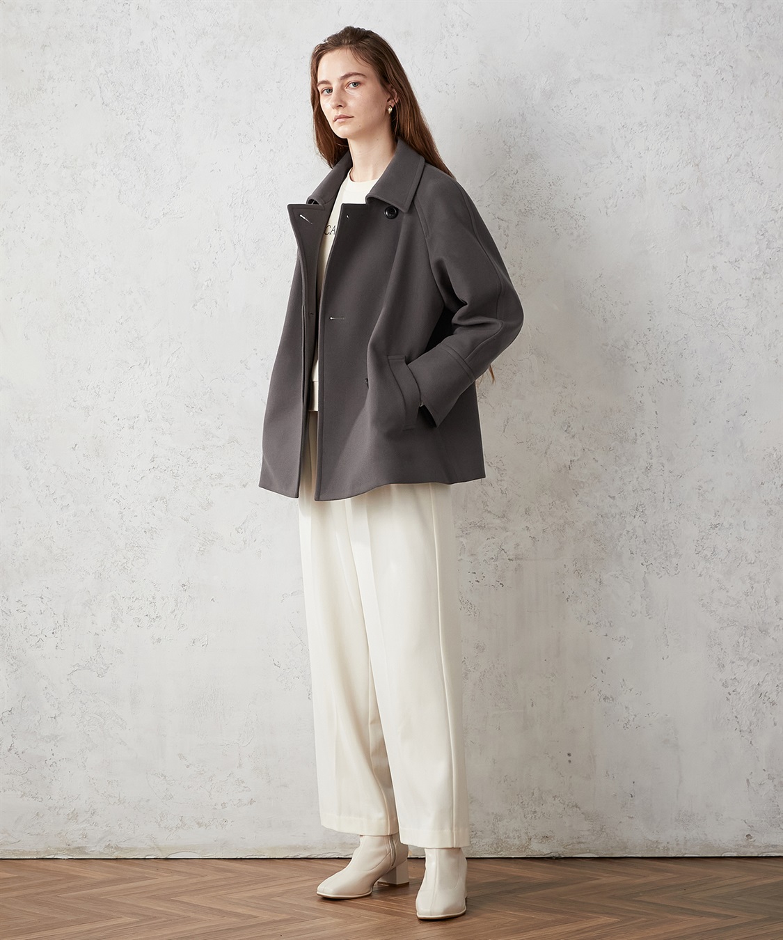 LE SOUK HOLIDAY ステンカラー ショートコート_sub_21