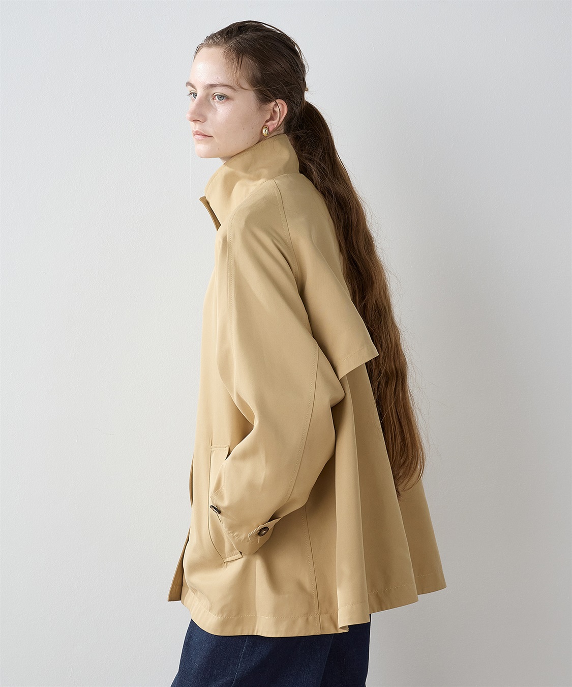 Spick&span テントラインショートコート テントラインショートコート | スローブ イエナ(SLOBE IENA