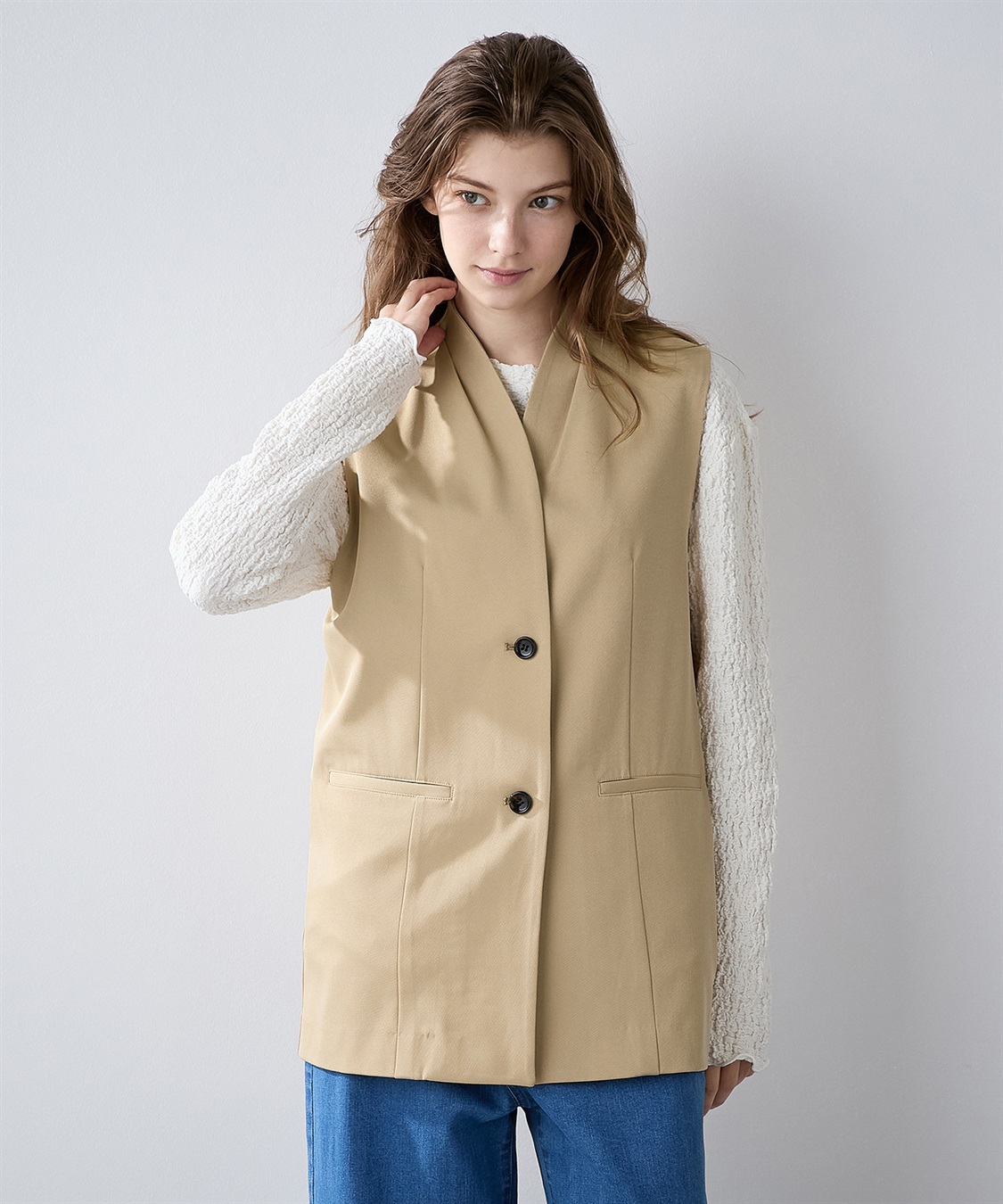 LE SOUK HOLIDAY ノーカラージレ_sub_2