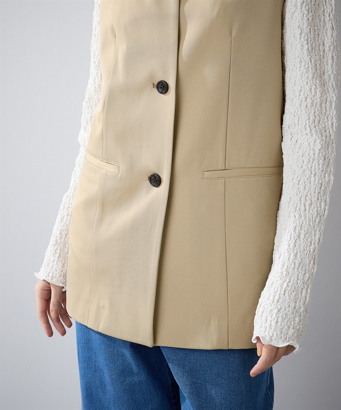 LE SOUK HOLIDAY ノーカラージレ_sub_8