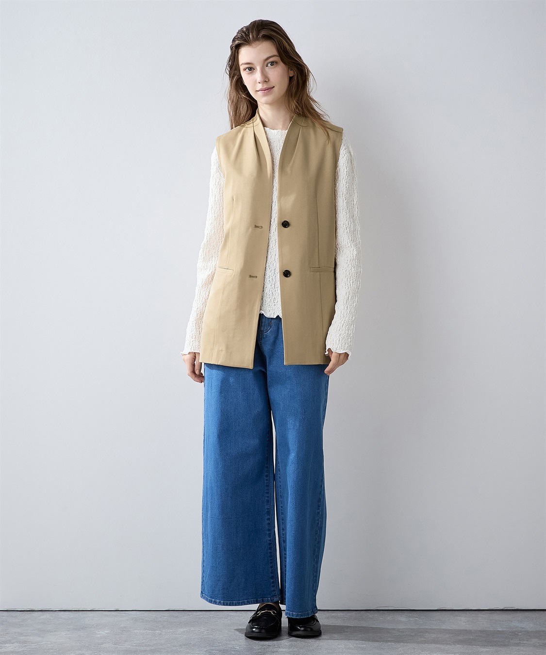 MARIKO KOHGA ネイビー フリルボレロ38 MARIKO KOHGA ネイビー フリル