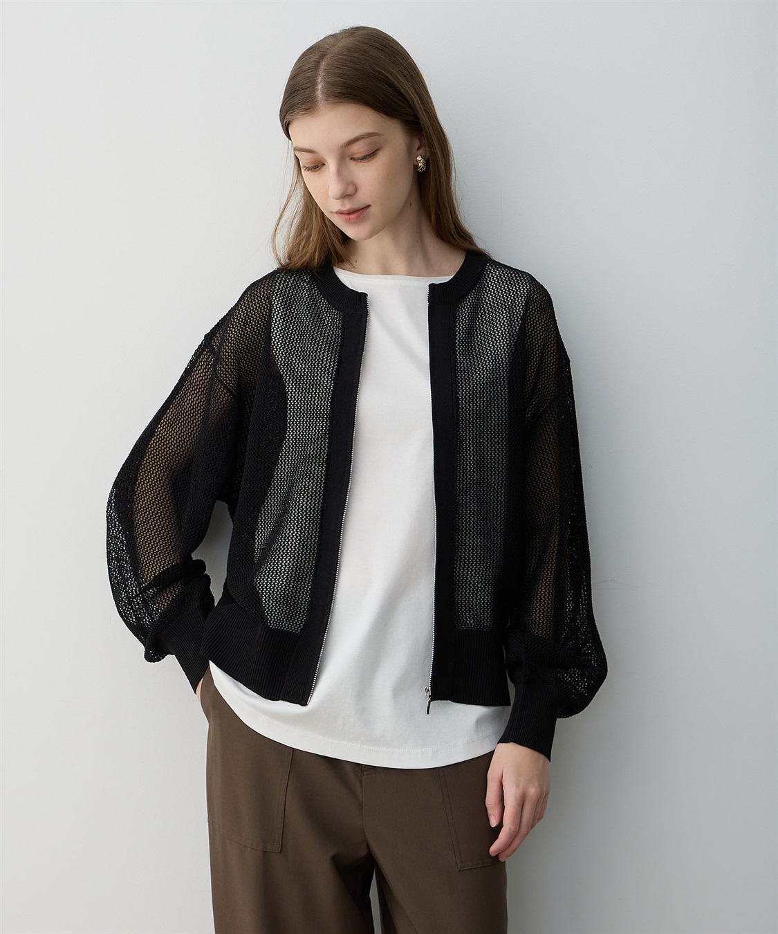 LE SOUK HOLIDAY メッシュブルゾン_sub_1