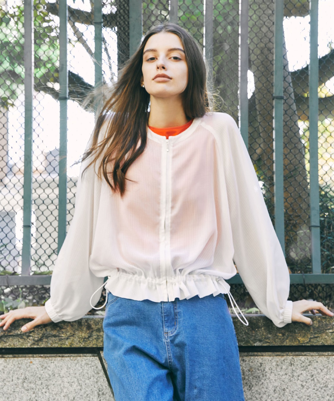 LE SOUK HOLIDAY シアーストライプブルゾン_sub_27