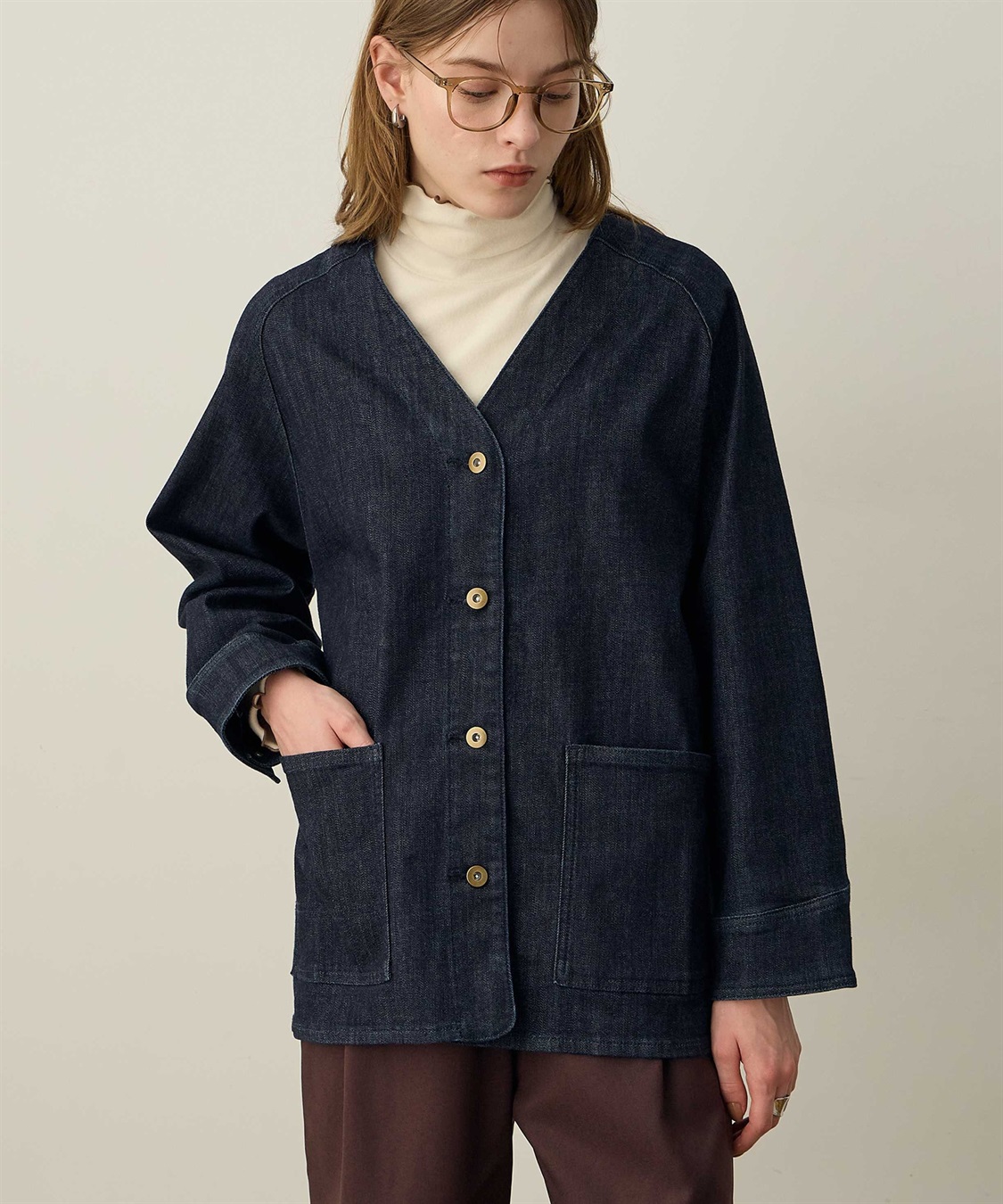 LE SOUK HOLIDAY デニムカーデ_sub_4