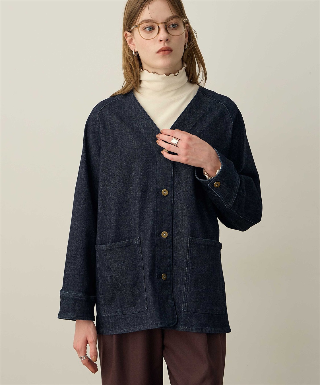 LE SOUK HOLIDAY デニムカーデ_sub_5