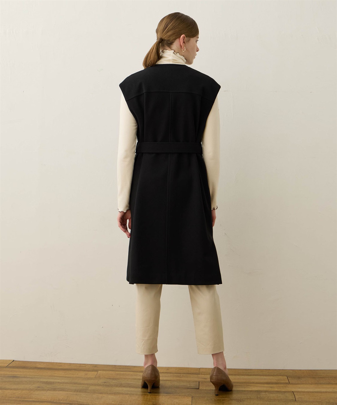 LE SOUK HOLIDAY フェイクウールジレ_sub_4